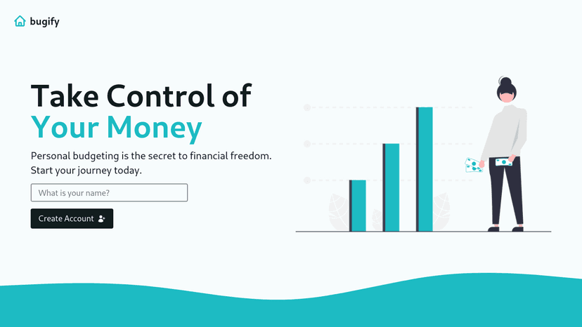 Bugify is a simple web application built with React, JavaScript, and Tailwind CS