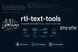 RTL text tools (npm)